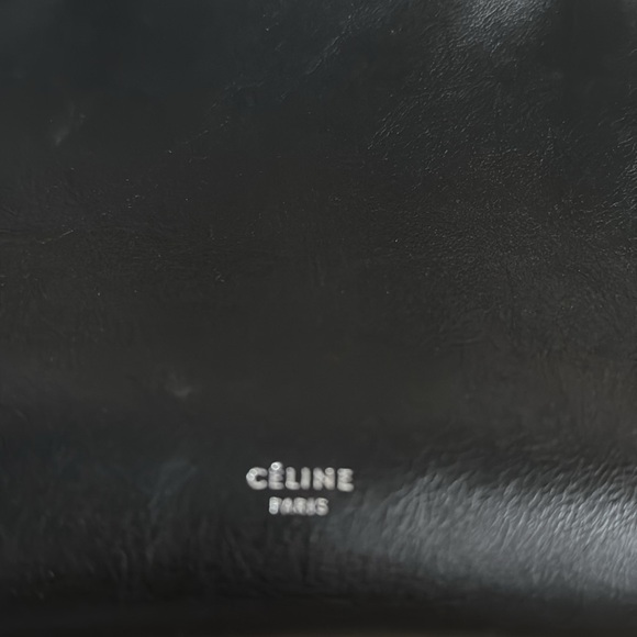 Celine black leather and suede reversible tote - Picture 11 of 16